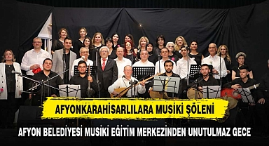 AFYONLULARA MUSİKİ ŞÖLENİ VERDİLER