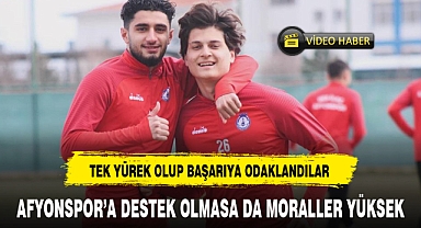 AFYONSPOR'A DESTEK OLMASA DA MORALLER YÜKSEK