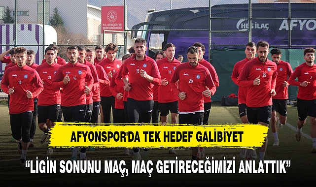 AFYONSPOR'DA TEK HEDEF GALİBİYET
