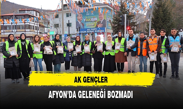 AK Gençlerin ‘İftara 5 kala’ geleneği