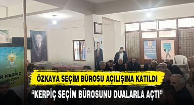 AK PARTİ SEÇİM MERKEZİNİ DUALARLA AÇTI