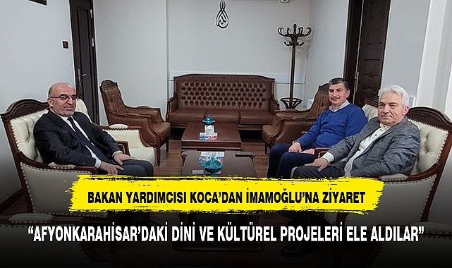 Ak Parti Afyonkarahisar Eski Milletvekili ve Kamu Görevlileri İl Müftüsü'nü Ziyaret Etti