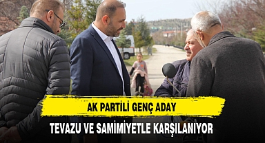 AK Partili Genç Aday Seçim Bölgesinde Yoğun Mesai Harcıyor