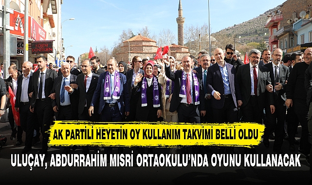 AK PARTİLİ HEYETİN OY KULLANIM TAKVİMİ BELLİ OLDU