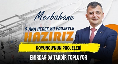 AK Partili Koyuncu'nun Projeleri Emirdağ'da Takdir Topluyor