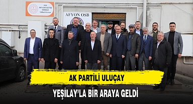 AK Partili Uluçay Yeşilay'la Bir Araya Geldi