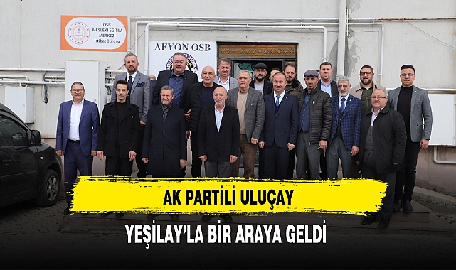 AK Partili Uluçay Yeşilay'la Bir Araya Geldi