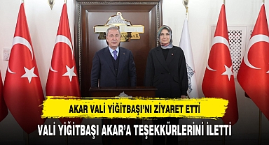 Akar, Afyonkarahisar Valisi Yiğitbaşı'nı Ziyaret Etti