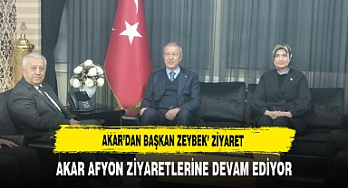 Akar'dan Başkan Zeybek'e Ziyaret