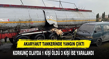 Akaryakıt Tankerinde Yangın Çıktı