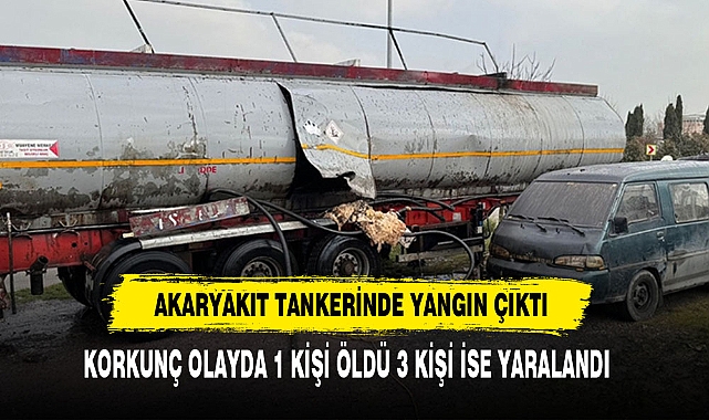 Akaryakıt Tankerinde Yangın Çıktı