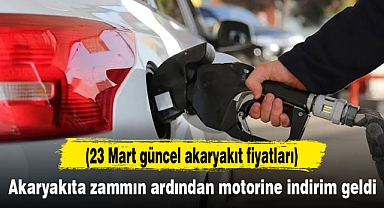Akaryakıta zammın ardından motorine indirim geldi