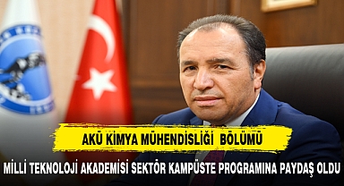 AKÜ KİMYA MÜHENDİSLİĞİ BÖLÜMÜ PAYDAŞLARINI GENİŞLETİYOR