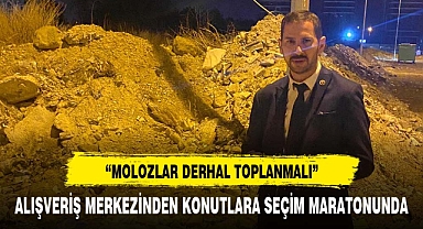 ALPER YAĞCI, ALIŞVERİŞ MERKEZİNDEN KONUTLARA SEÇİM MARATONUNDA