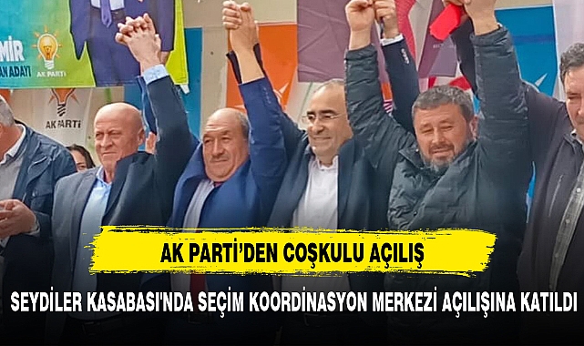 ARSLAN, SEÇİM KOORDİNASYON MERKEZİ AÇILIŞINA KATILDI