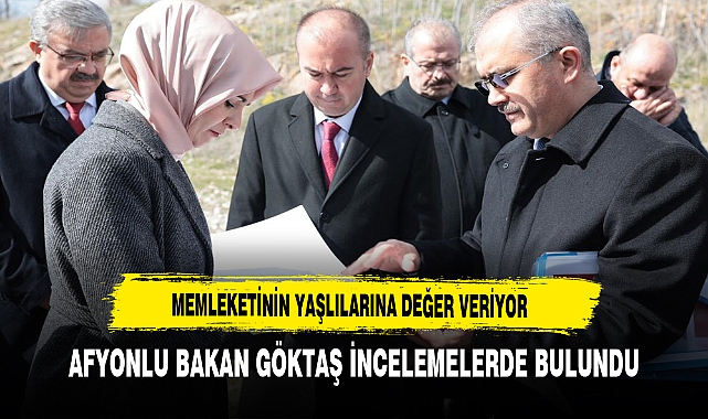 Bakan Göktaş Projeyi Yerinde İnceledi
