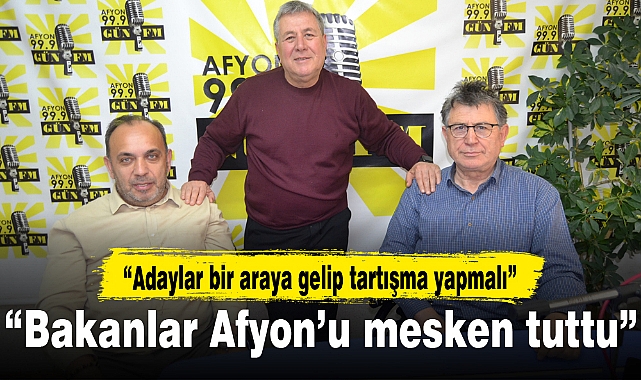 “Bakanlar Afyon’u mesken tuttu”