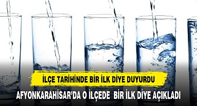 BAŞKAN ÇÖL İLÇE TARİHİNDE BİR İLK OLARAK DUYURDU
