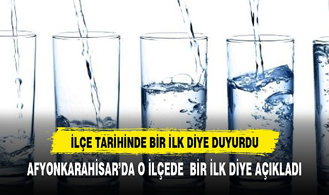 BAŞKAN ÇÖL İLÇE  TARİHİNDE BİR İLK OLARAK DUYURDU