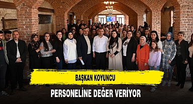 Başkan Koyuncu Personeline Değer Veriyor