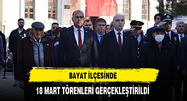 Bayat'ta 18 Mart Törenleri Gerçekleştirildi