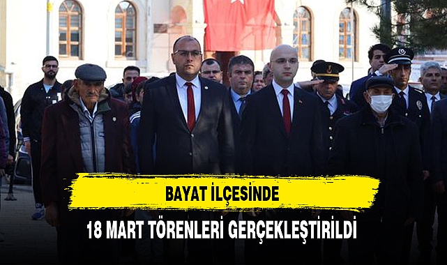 Bayat'ta 18 Mart Törenleri Gerçekleştirildi