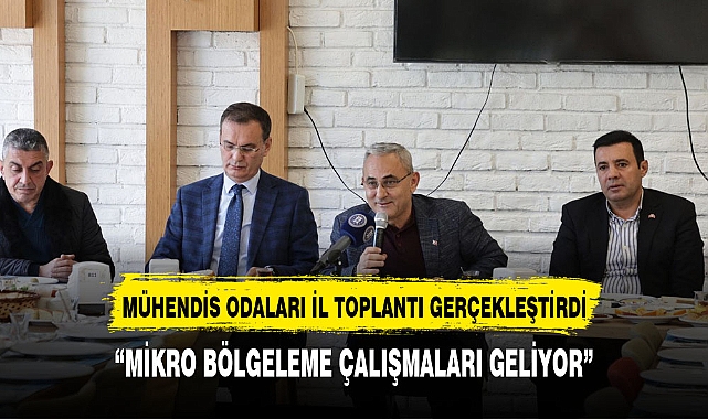 Belediye Başkanı, Mühendis Odaları ile Toplantı Gerçekleştirdi