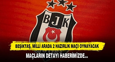 Beşiktaş, Milli Arada 2 Hazırlık Maçı Oynayacak