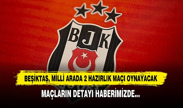 Beşiktaş, Milli Arada 2 Hazırlık Maçı Oynayacak