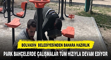 Bolvadin Belediyesi, Parklarda Yenileme Çalışmalarına Hız Kesmeden Devam Ediyor