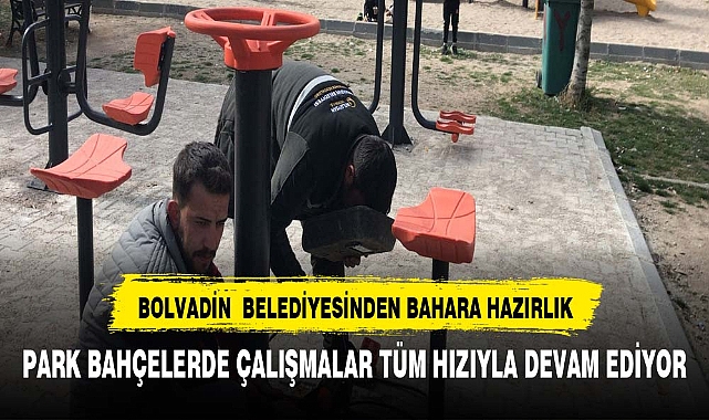 Bolvadin Belediyesi, Parklarda Yenileme Çalışmalarına Hız Kesmeden Devam Ediyor