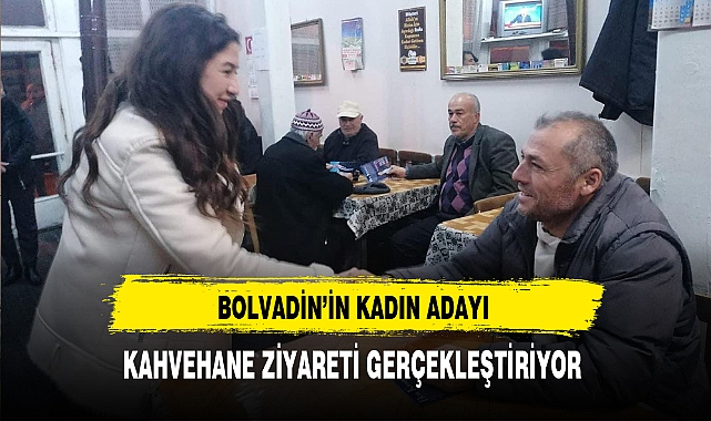 Bolvadin'de Kadın Aday Kahvehane Ziyareti Gerçekleştirdi