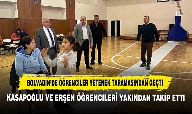 Bolvadin’de Öğrenciler Yetenek Taramasından Geçti