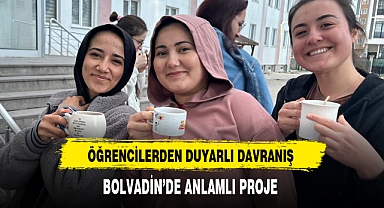 Bolvadin'de Öğrencilerden Duyarlı Davranış