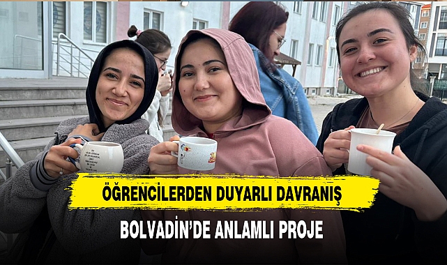 Bolvadin'de Öğrencilerden Duyarlı Davranış