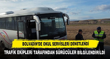Bolvadin’de Okul Servisleri Denetlendi