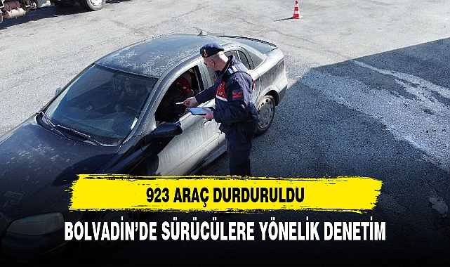 BOLVADİN'DE SÜRÜCÜLERE YÖNELİK DENETİM