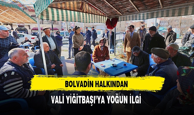 Bolvadin Halkı Vali Yiğitbaşı'ya Yoğun İlgi Gösterdi