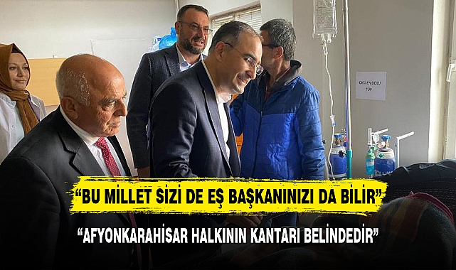 "BU MİLLET SİZİ DE EŞ BAŞKANINIZI DA BİLİR"
