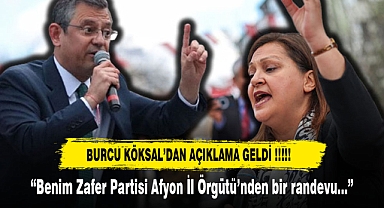 BURCU KÖKSAL'DAN ZAFER PARTİSİ AÇIKLAMASI !!!