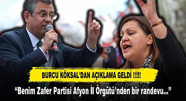 BURCU KÖKSAL'DAN ZAFER PARTİSİ AÇIKLAMASI !!!