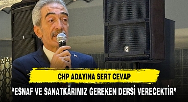 CHP ADAYINA SERT CEVAP