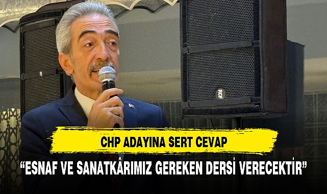 CHP ADAYINA SERT CEVAP