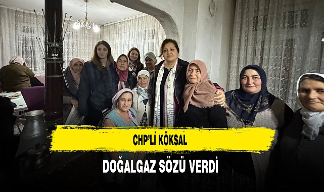 CHP'li Köksal Doğalgaz Sözü Verdi