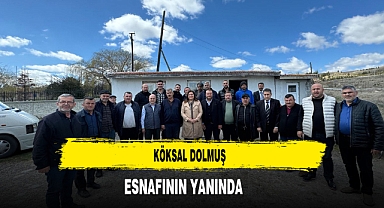 CHP'li Köksal Dolmuş Esnafının Yanında