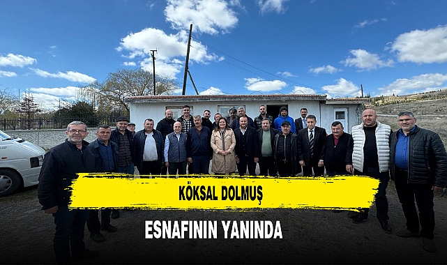 CHP'li Köksal Dolmuş Esnafının Yanında