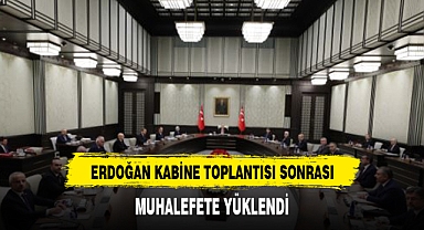 Cumhurbaşkanı Erdoğan, Kabine sonrası muhalefete yüklendi: