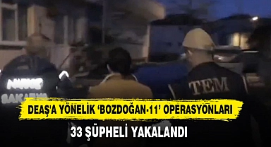 DEAŞ'A Yönelik ‘Bozdoğan-11’ Operasyonları