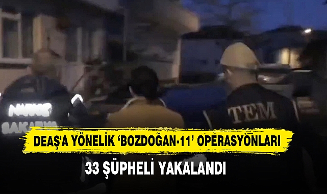 DEAŞ'A Yönelik ‘Bozdoğan-11’ Operasyonları