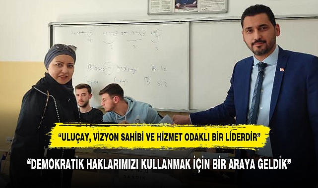 "DEMOKRATİK HAKLARIMIZI KULLANMAK İÇİN BİR ARAYA GELDİK"
